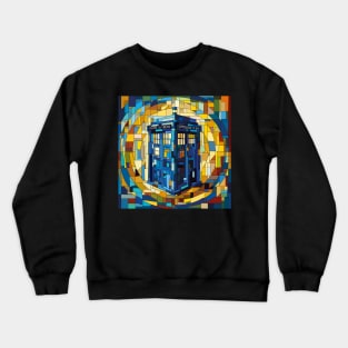 Cubist time and space Crewneck Sweatshirt